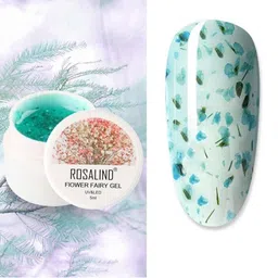 ROSALIND Flower Fairy UV&LED Dried Flower Decoration Gel Nail Polish - Shade A142-image-81