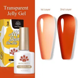 BORN PRETTY All Shine On Me Jelly Nude Soak Off Varnish Gel Nail Polish 10ml - JN39-2