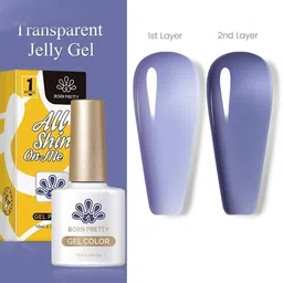 BORN PRETTY All Shine On Me Jelly Nude Soak Off Varnish Gel Nail Polish 10ml - JN50-0