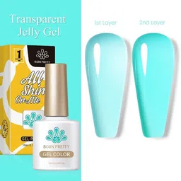BORN PRETTY All Shine On Me Jelly Nude Soak Off Varnish Gel Nail Polish 10ml - JN41-8