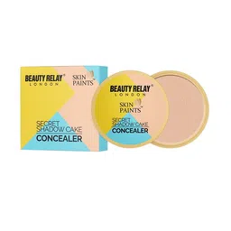 BeautyRelay London Skin Paints Secret Shadow Cake Concealer Powder 18g - Light Ivory-image-30