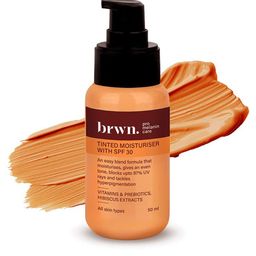 brwn. pro melanin care Tinted Moisturiser SPF30 with Vitamins & Prebiotics 50ml - Honey-image-11