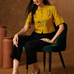 Anouk Print Top-image-25
