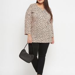 VINAAN Animal Print Long Sleeves Top-picture-49