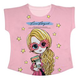 Harry Potter by Wear Your Mind Pink Print Top-image-42