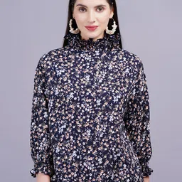 KALINI Floral Print Top-image-53