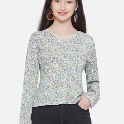 KALINI Floral Print Top-picture-23