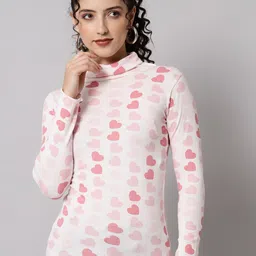 TANDUL Women High Neck Conversational Printed Top-picture-23
