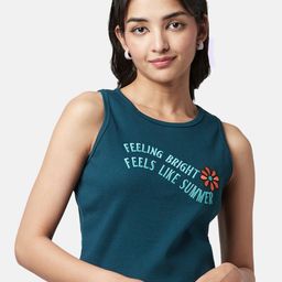 YU by Pantaloons Pure Cotton Typography Printed Top-image-71