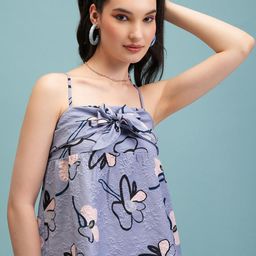 Tokyo Talkies Printed Shoulder Straps Top-picture-52