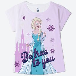 YK Disney Girls Frozen Printed Top-image-67