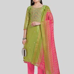 TAVAS Ethnic Motifs Embroidered Unstitched Dress Material-picture-39