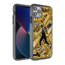 DailyObjects Mustard & Black Rule The Streets Stride 2.0 iPhone 11 Pro Phone Case-13