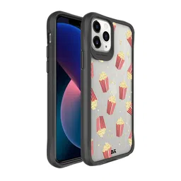 DailyObjects Black Printed Popcorn Icon Hybrid Clear iPhone 11 Pro Phone Case-30