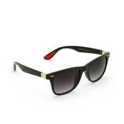 SUNNIES Unisex Purple Lens & Black Wayfarer Sunglasses with UV Protected Lens-45