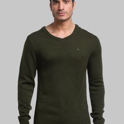 Parx Men Green Pullover-image-69