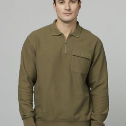 Celio Polo Collar Cotton Pullover-image-40