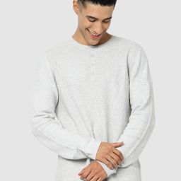 Celio Men White Solid Cotton Pullover-picture-16