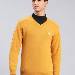 Monte Carlo V Neck Wool Pullover-image-11
