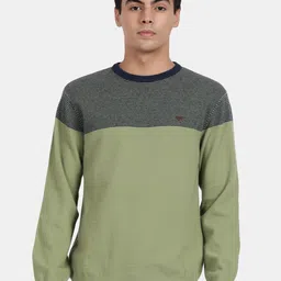 t-base Striped Woollen Pullover-image-13