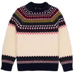 Status Quo Boys Argyle Printed Acrylic Pullover Sweater-image-19