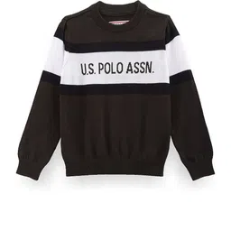 U.S. Polo Assn. Kids Boys Printed Pure Cotton Pullover-picture-15