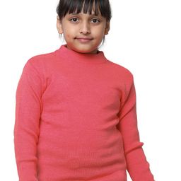 IndiWeaves Girls Round Neck Woollen Pullover-image-28
