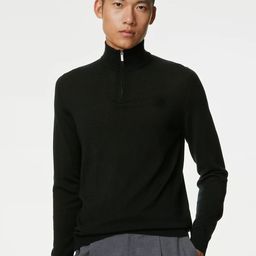 Marks & Spencer Mock Collar Woollen Pullover-picture-11
