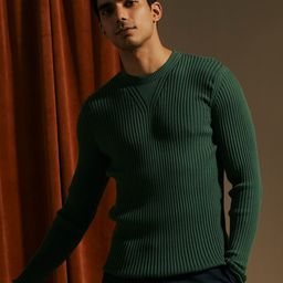Andamen Striped Ribbed Pullover-picture-0