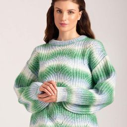 B Copenhagen Colourblocked Wool Pullover with Fuzzy Detail-picture-3