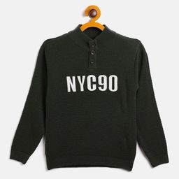 Duke Boys Typography Applique Acrylic Pullover-image-69