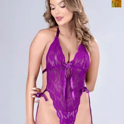 PIBU Pack Of 2 Net Halter Neck Baby Doll-picture-4