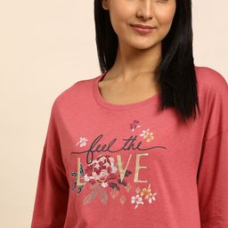 Triumph Lounge Me 10 X Women Floral Long Sleeve Organic Cotton Night suit-image-97