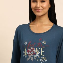 Triumph Lounge Me 10 X Women Printed Long Sleeve Organic Cotton Night suit-image-57