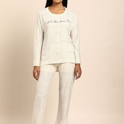 Triumph Lounge Me 10 X Women Printed Long Sleeve Organic Cotton Night suit-image-55