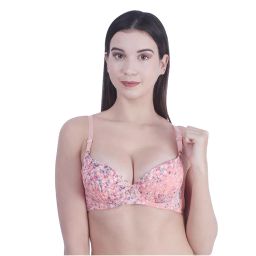 BRACHY Women Peach Light Padded T-Shirt Push Up Bra-picture-40