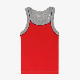 Bodycare Boys Basic Round Neck Cotton Sleeveless Basic Vest-image-4