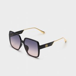 BOLON EYEWEAR Men Blue Lens & Black Oversized Sunglasses Polarised Protected Lens BL5058-image-48