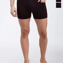 AMUL COMFY Pack Of 3 Pure Cotton Solid Breathability Trunks AC-PCLTROE-CB-XS-3PC-picture-18