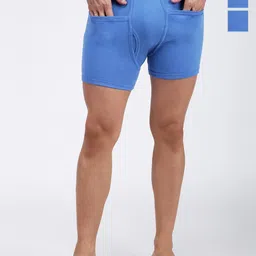 AMUL COMFY Pack Of 3 Pure Cotton Breathability Trunks  AC-PCLTROE-SKY-XL-3PC-picture-17