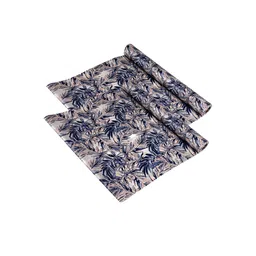 Kuber Industries Blue 2 Pieces Printed PVC Kitchen Shelf Liner Organisers-29