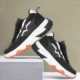 SHOZANIA Women Colourblocked Leather Lightweight Lace-Ups Walking Shoes-picture-8