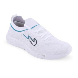 Campus Women White Mesh Running Non-Marking Shoes-image-14