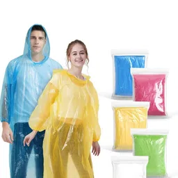 Adbeni Unisex Pack Of 5 Disposable Rain Card-image-47