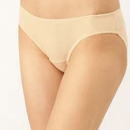 DressBerry Women Pack of 3 Solid Briefs DB-3XS-SOL-BRF-017-Red/Skin/Wine-31