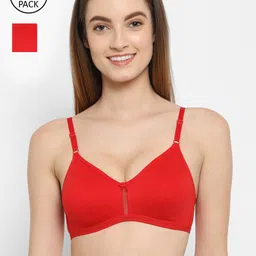 Floret Pack of 2 Red T-shirt Bra Katrina_Red-Red-image-44