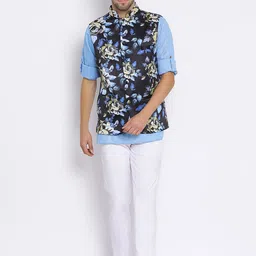 Hangup Men Kurta with Trousers & Nehru Jacket-picture-15