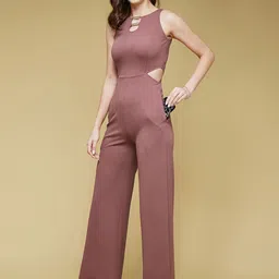 Life With Pockets Sleeveless Waist Cut-Out Basic Jumpsuit-picture-31