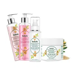 INDALO Quinoa Protein Colour Protect Shampoo & Conditioner with Hair Repair Serum & Mask-14