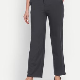 BROADSTAR Women Relaxed Straight Leg High-Rise  Trousers-picture-25